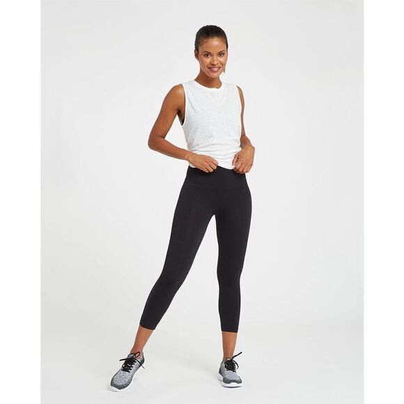 SPANX Look At Me Now Seamless Leggings Black M - Picture 3 of 10
